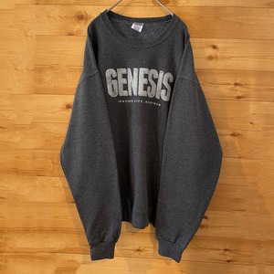 【JERZEES】GENESIS ロゴ プリント スウェット トレーナー L US古着