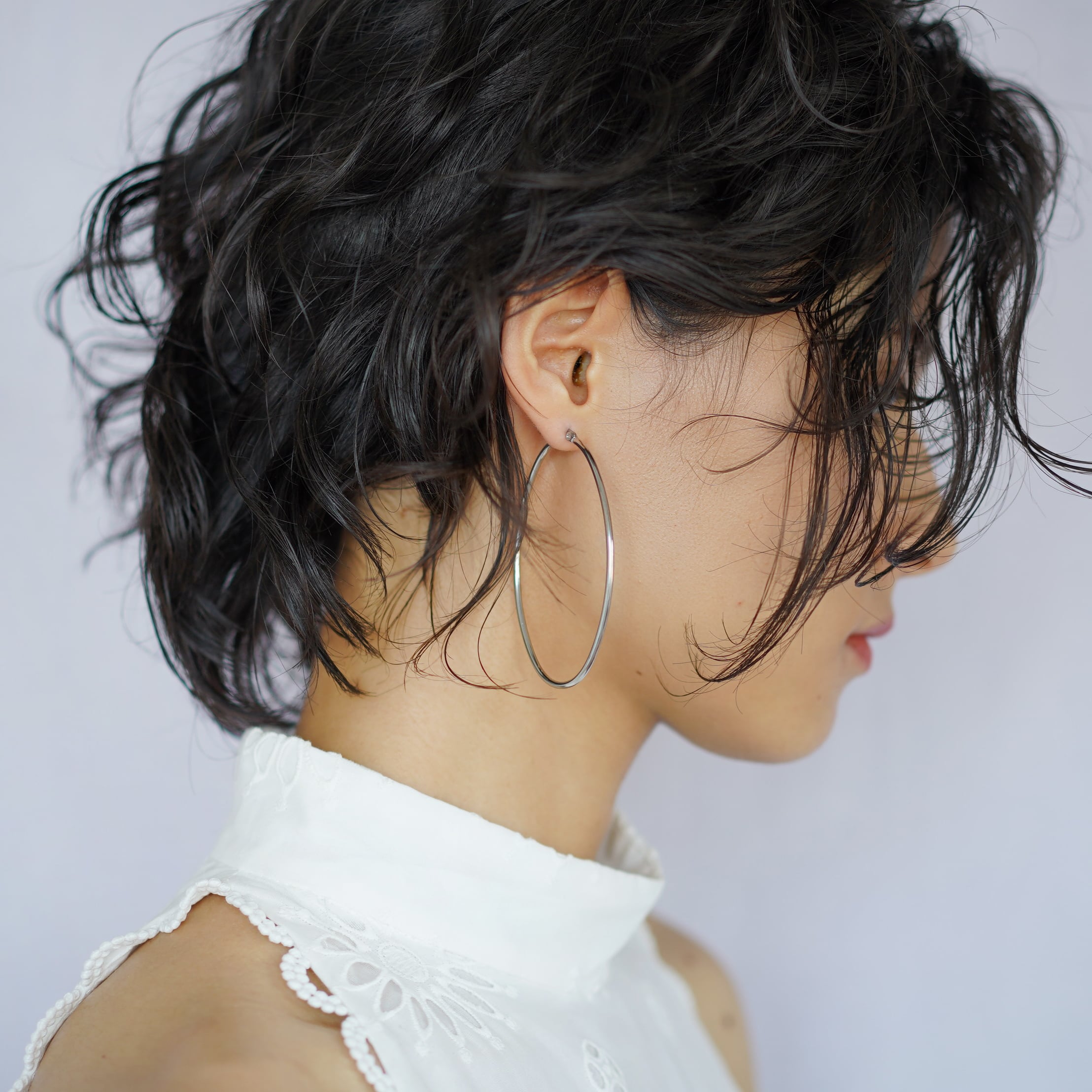 ラージ・フープ・ピアス | jojono