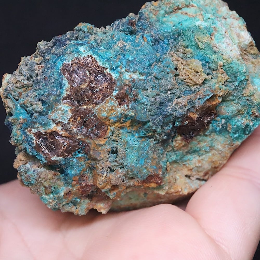 クリソコラ 珪孔雀石 151g CHS169 鉱物 原石 天然石 パワーストーン