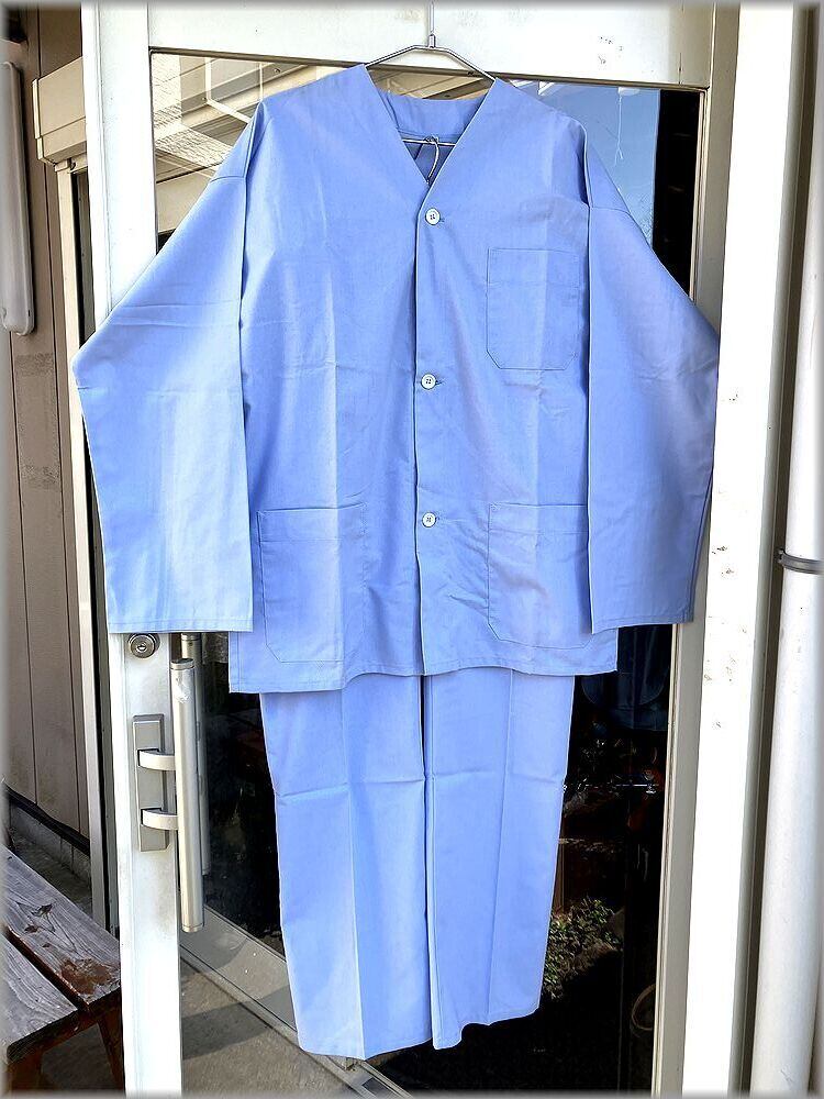 フランス軍　ビンテージ　ホスピタルジャケット　パンツ　セットアップ　古着屋 フランス軍ビンテージホスピタルジャケットパンツセットアップ古着屋