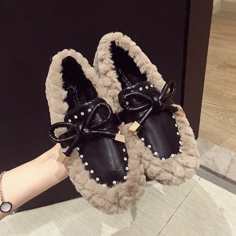 オータムウィンターレッドリボン 靴 シューズ 秋物 冬物 フェイクシューズ10208901579