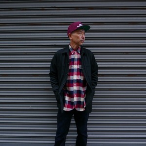 ( RED × NAVY ) CHECK OFFICER SHIRTS