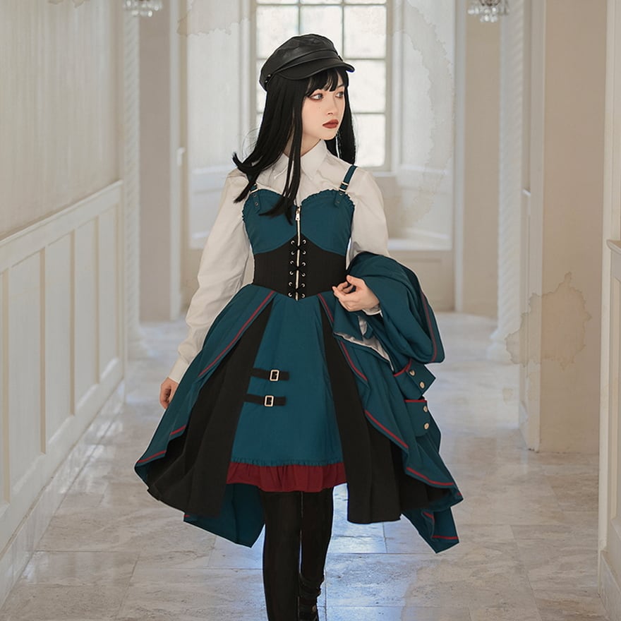 『OzzCroce』オッズクローチェ【F】ミリタリージャケット ゴスロリ OzzCroce』オッズクローチェ【F】ミリタリージャケット ゴスロリ