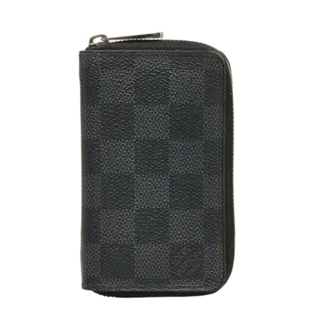 ルイ ヴィトン ダミエグラフィット コインケース 小銭入れ N63076 ブラック PVC レザー メンズ LOUIS VUITTON 中古