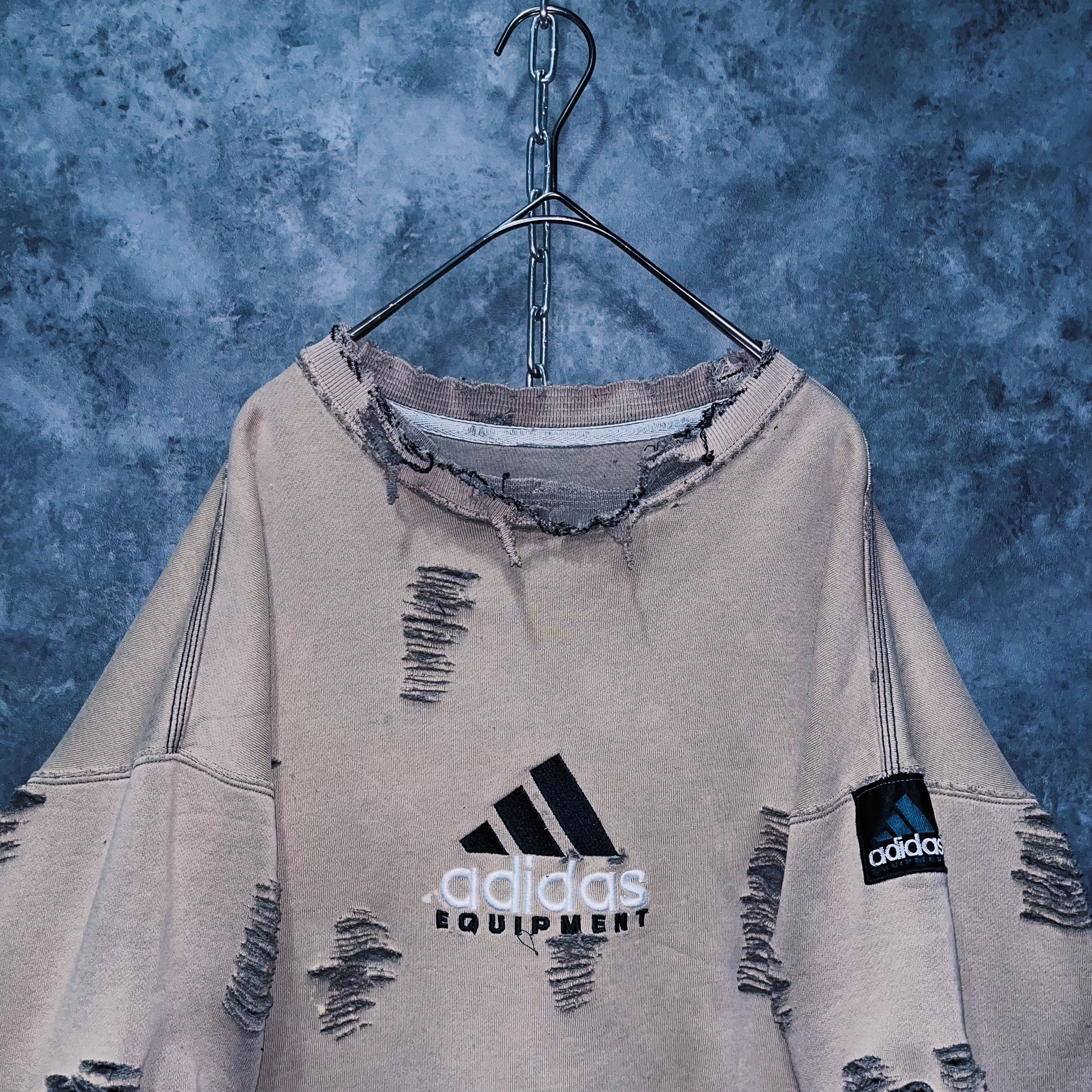 doppio】90's vintage “adidas EQT” performance logo design