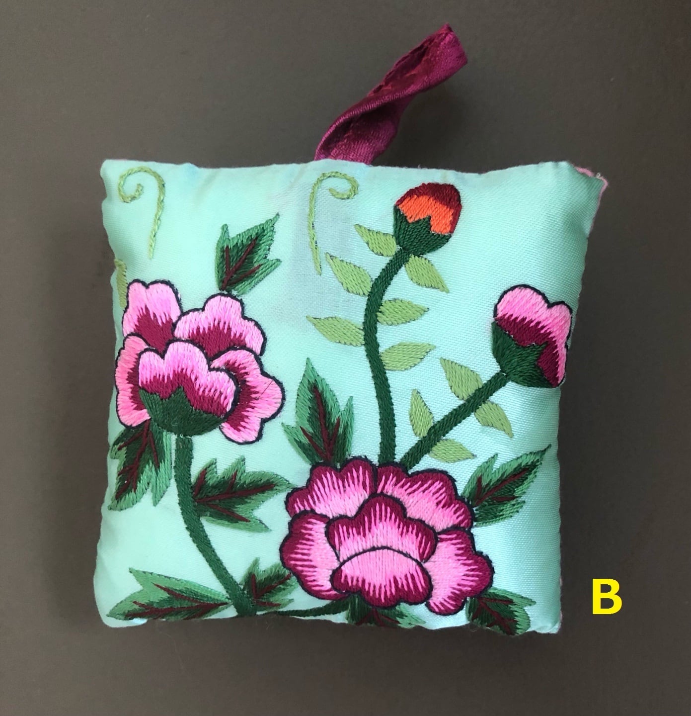 刺繍入りのストライプ | ポジャギのお店～Binari～