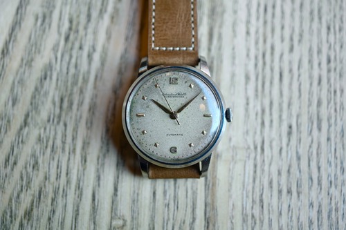 【腕時計】1951年 IWC Cal.852 ”極初期型” 白文字盤 ピンクゴールドインデックス×アルファ針 自動巻き メンズ腕時計 International watch company Automatic Early production