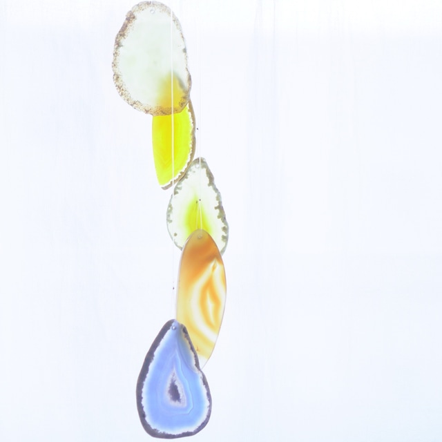 Fruits Wine 04 - アゲートヒーリングチャイム / Agate Sun Catcher Wind Chime 860