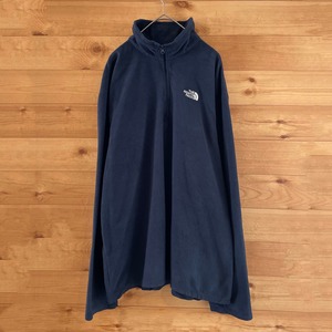 【THE NORTH FACE】ハーフジップ フリースジャケット POLARTEK ノースフェイス メンズL アメリカ古着