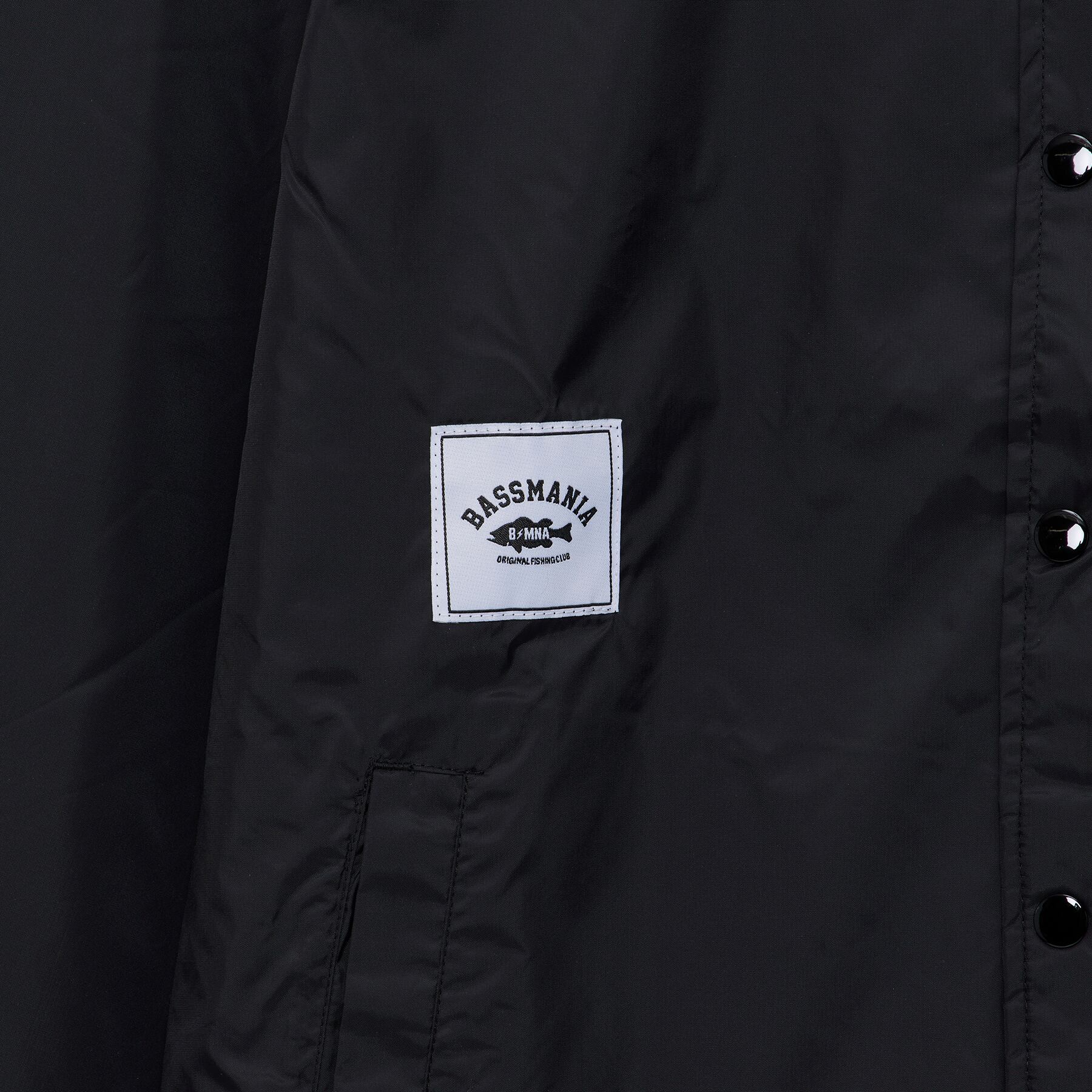 DeepRangebybassmania】 BM Logo Nylon Coach Jacket［BLK