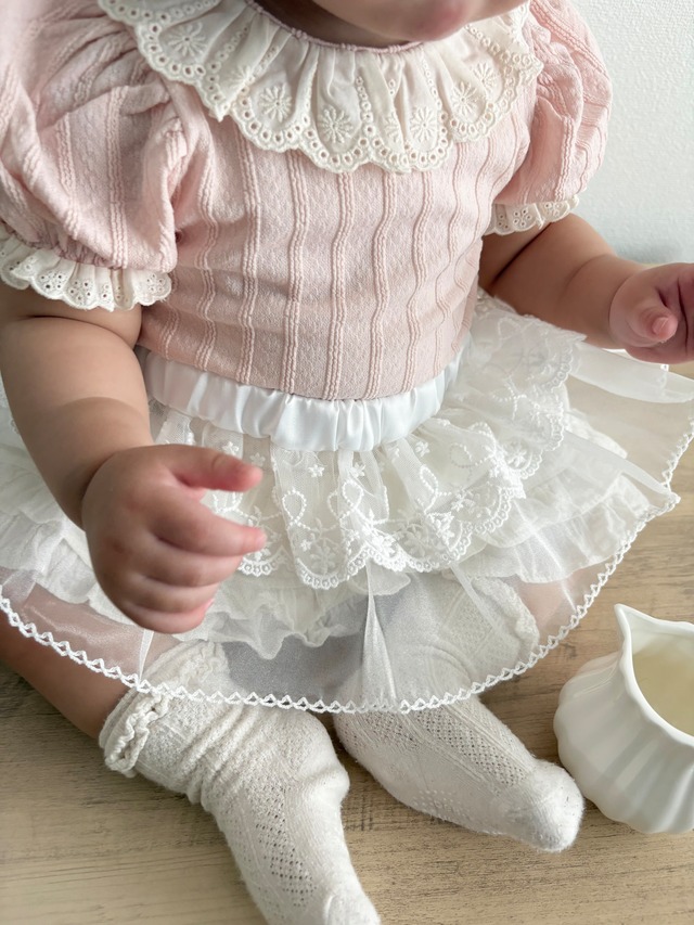 ꒰ 即納 ꒱ chouchou lace skirt / mkids