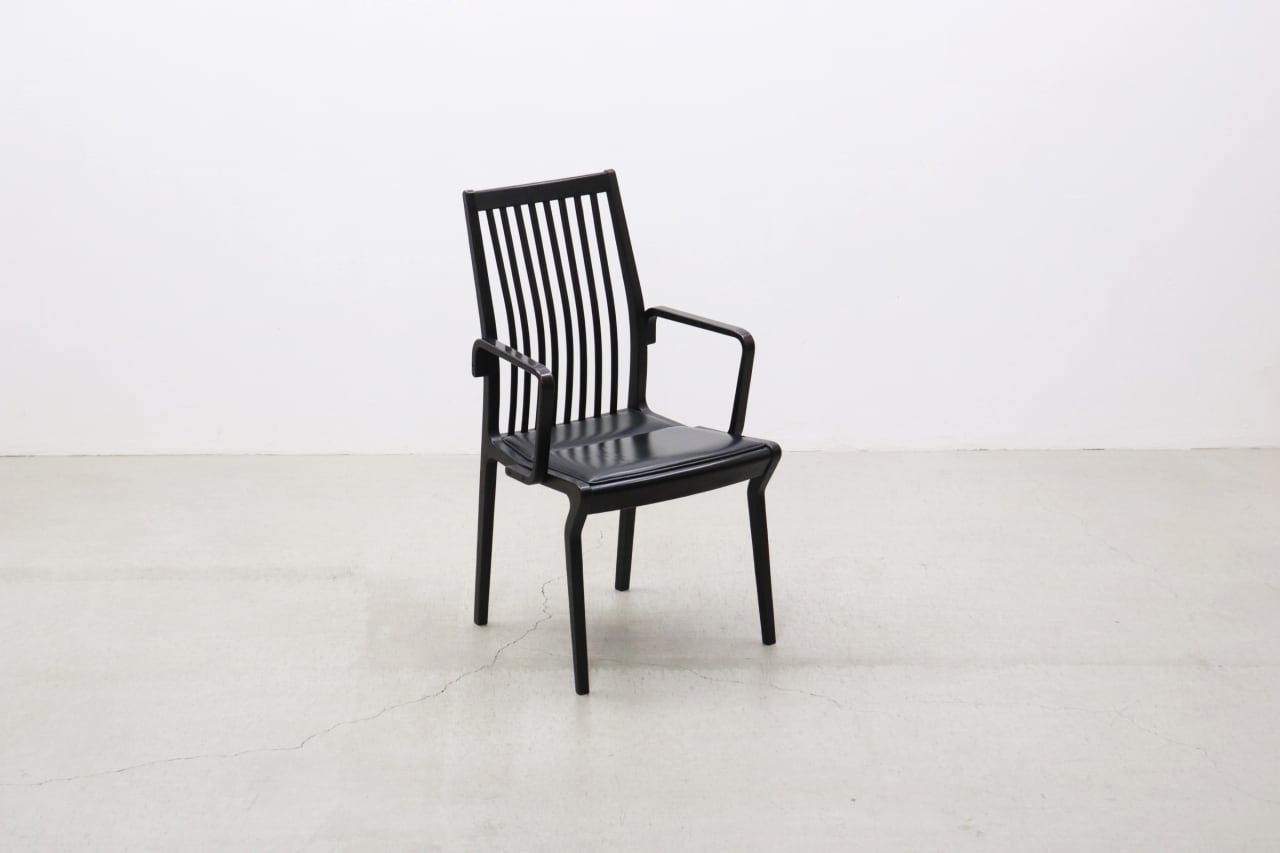 沼津店】在庫4脚 TENDO 天童木工 アーム 本革 ダイニングチェア