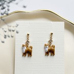 柴犬好きのあなたに贈るピアス　イヤリング　イヤーカフ