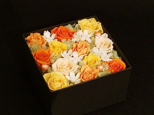 Flower box (中・Orange)