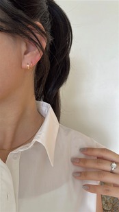 S925 ネジリピアス