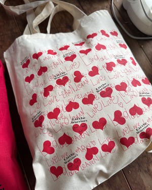 【LIVE LOVE LEARN GOODS】TACOS & HEART TOTE