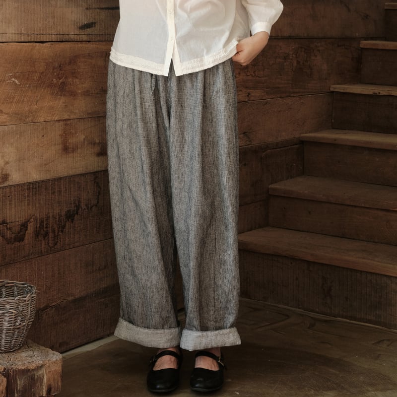 リラックスレトロルーズパンツ M1840