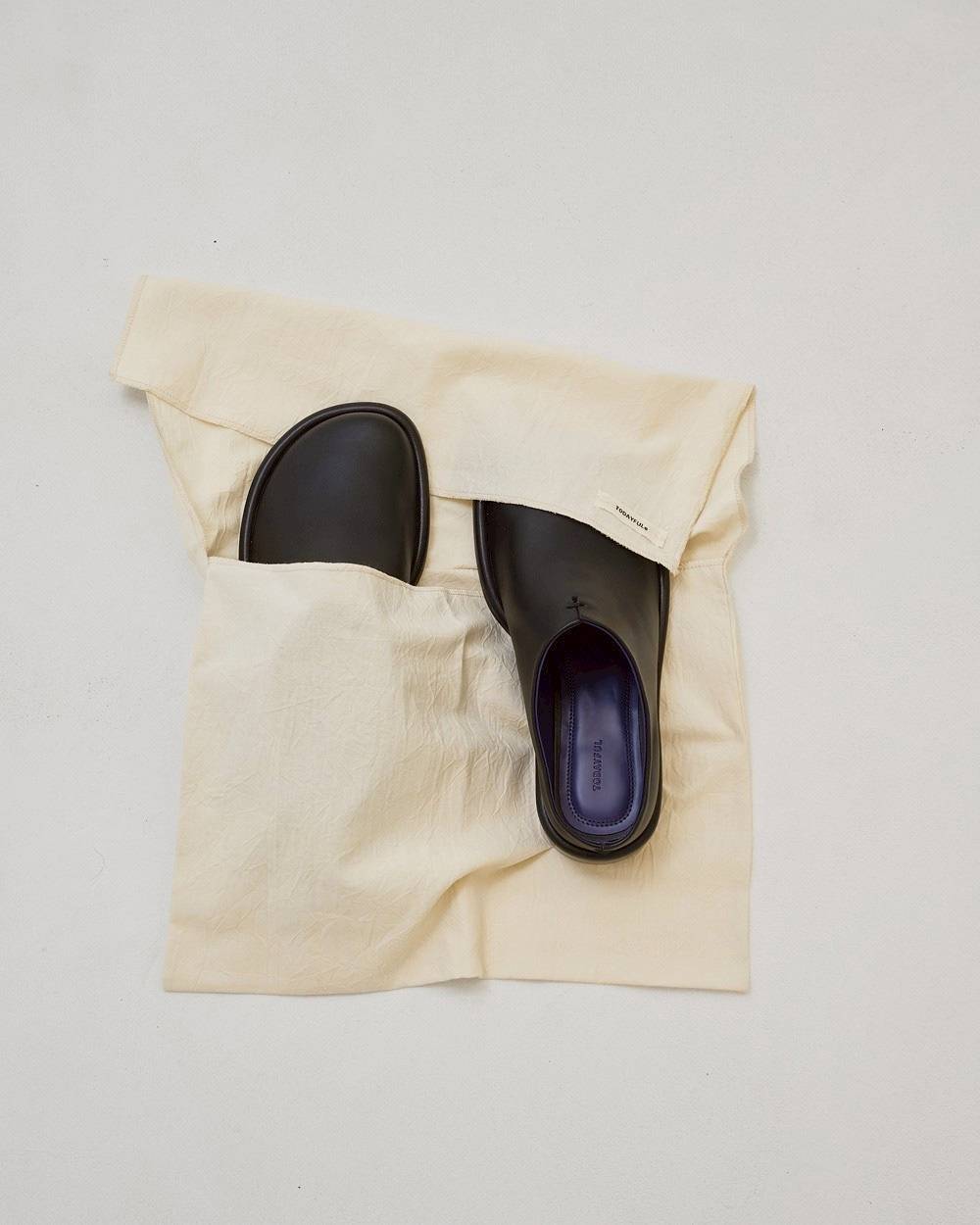 TODAYFUL(トゥデイフル) Slide Leather Shoes | サウスオレンジ