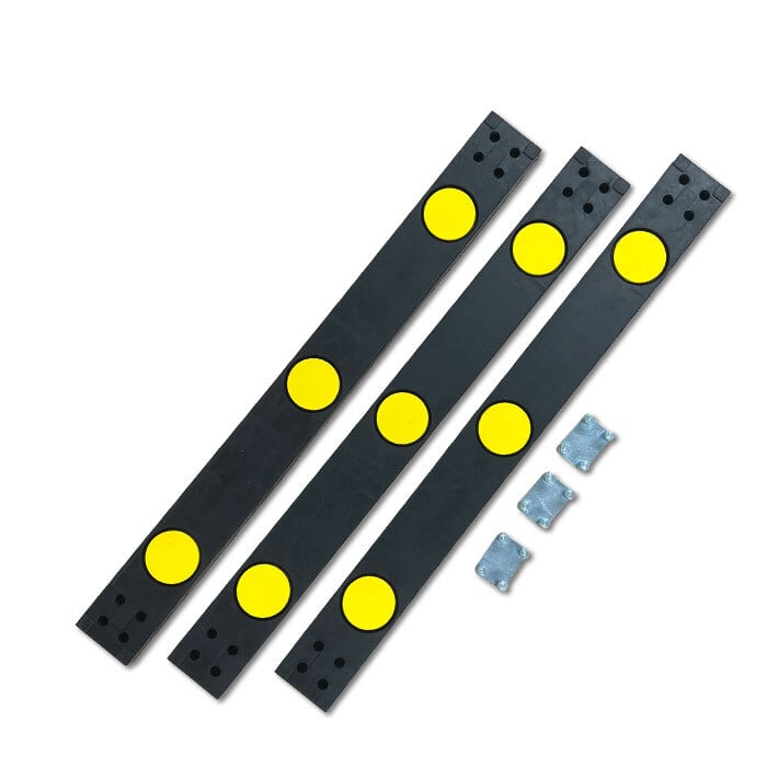 カートブロック 3本入りセット AR-1532 AR1532 ラバーストッパー 車輪止め キャスター ストッパー 台車 衝突防止 アラオ ARAO カゴ