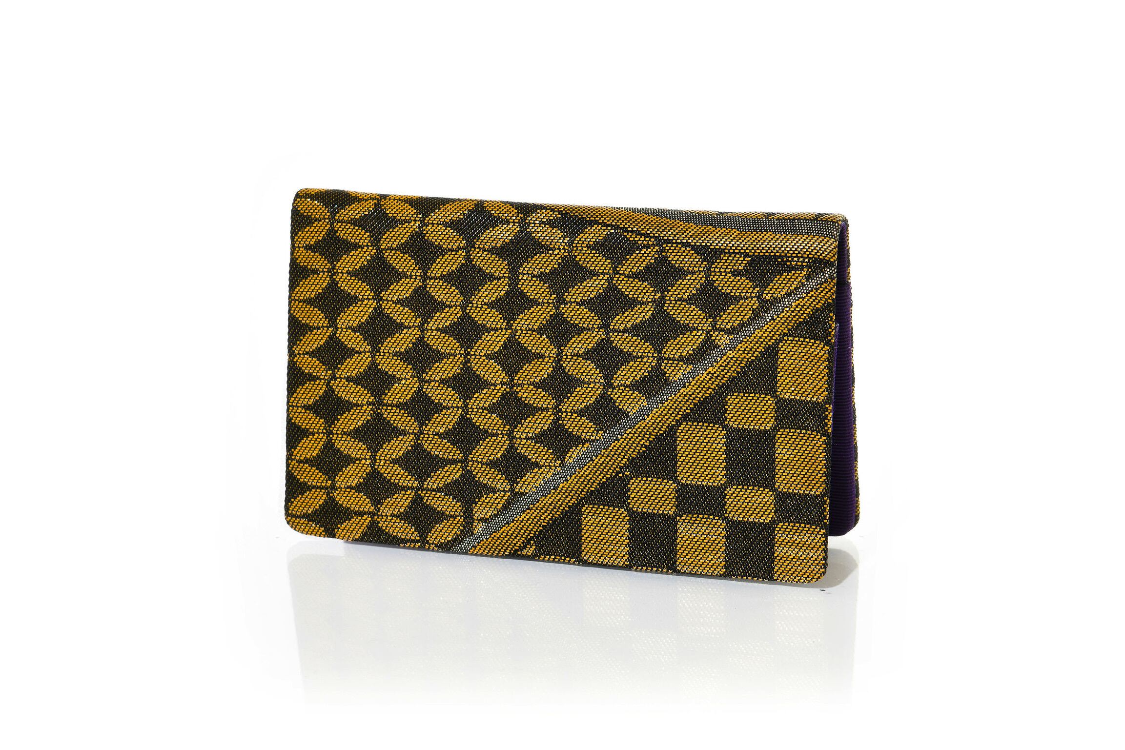 名刺入れ/古代金錦/「江戸小紋」/黒/OCH-KODK-M21-C2-30