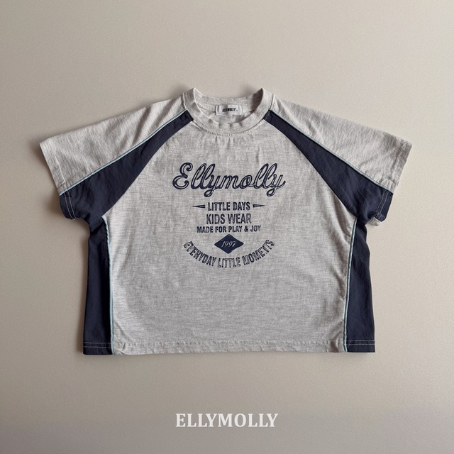 [予約][送料無料]≪ELLY MOLLY≫Roller Taping T-Shirt 426