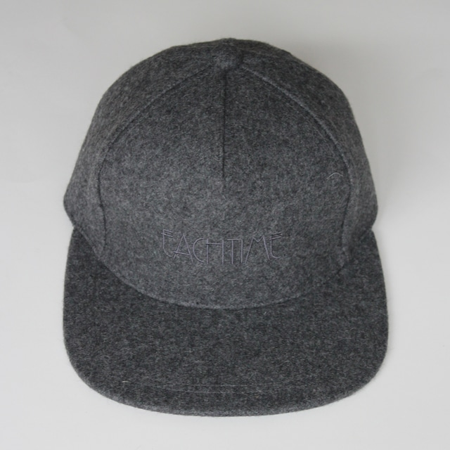 TRANSPORT × EACHTIME. "EACHTIME." MELTON CAP GRAY