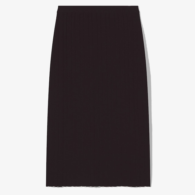 Proenza Schouler White Label　POINTELLE RIB KNIT SKIRT　BLACK