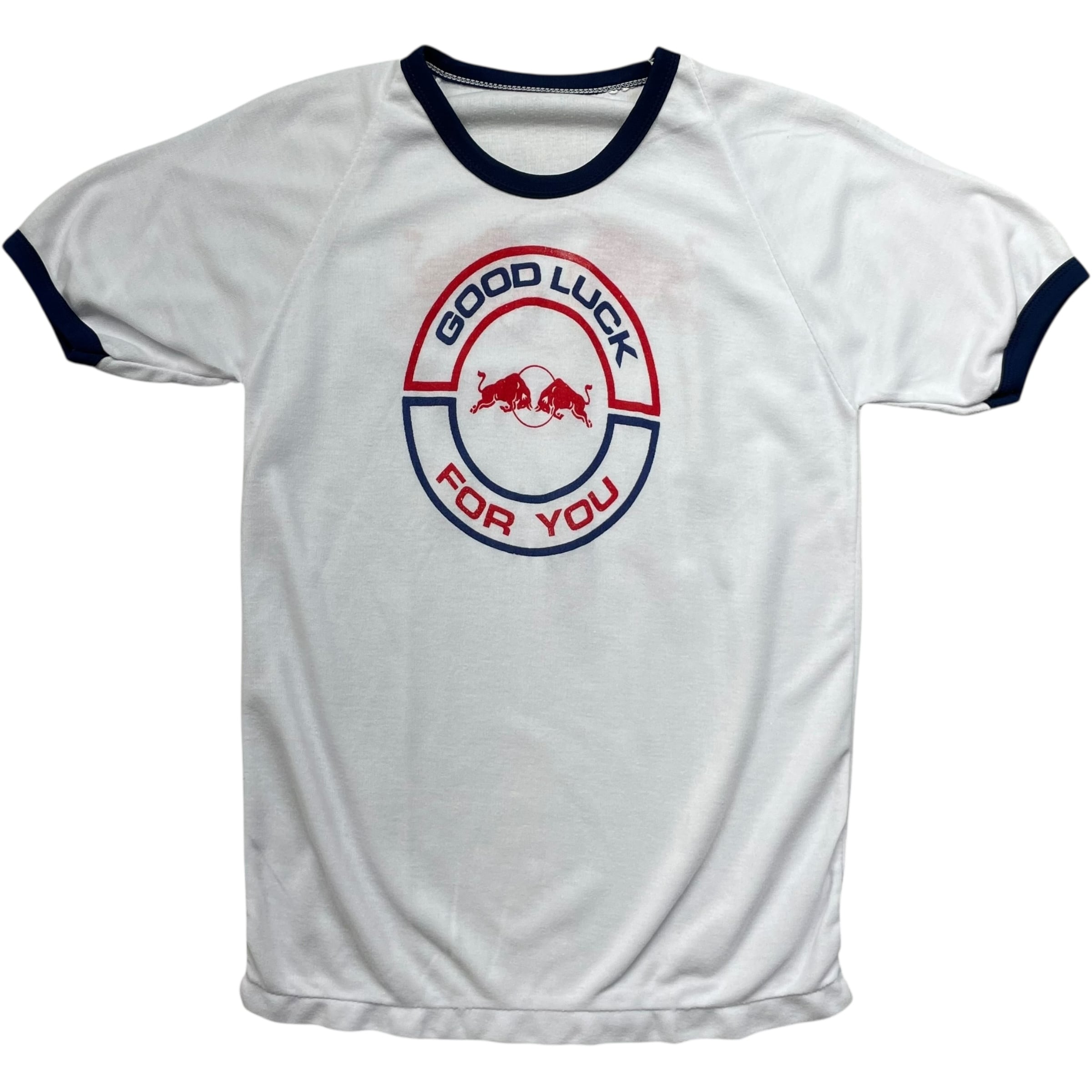 《M》Red Bull レッドブル リンガーTシャツ ラグランスリーブ ホワイト no.8074