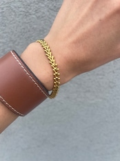 リーフチェーンブレスレット