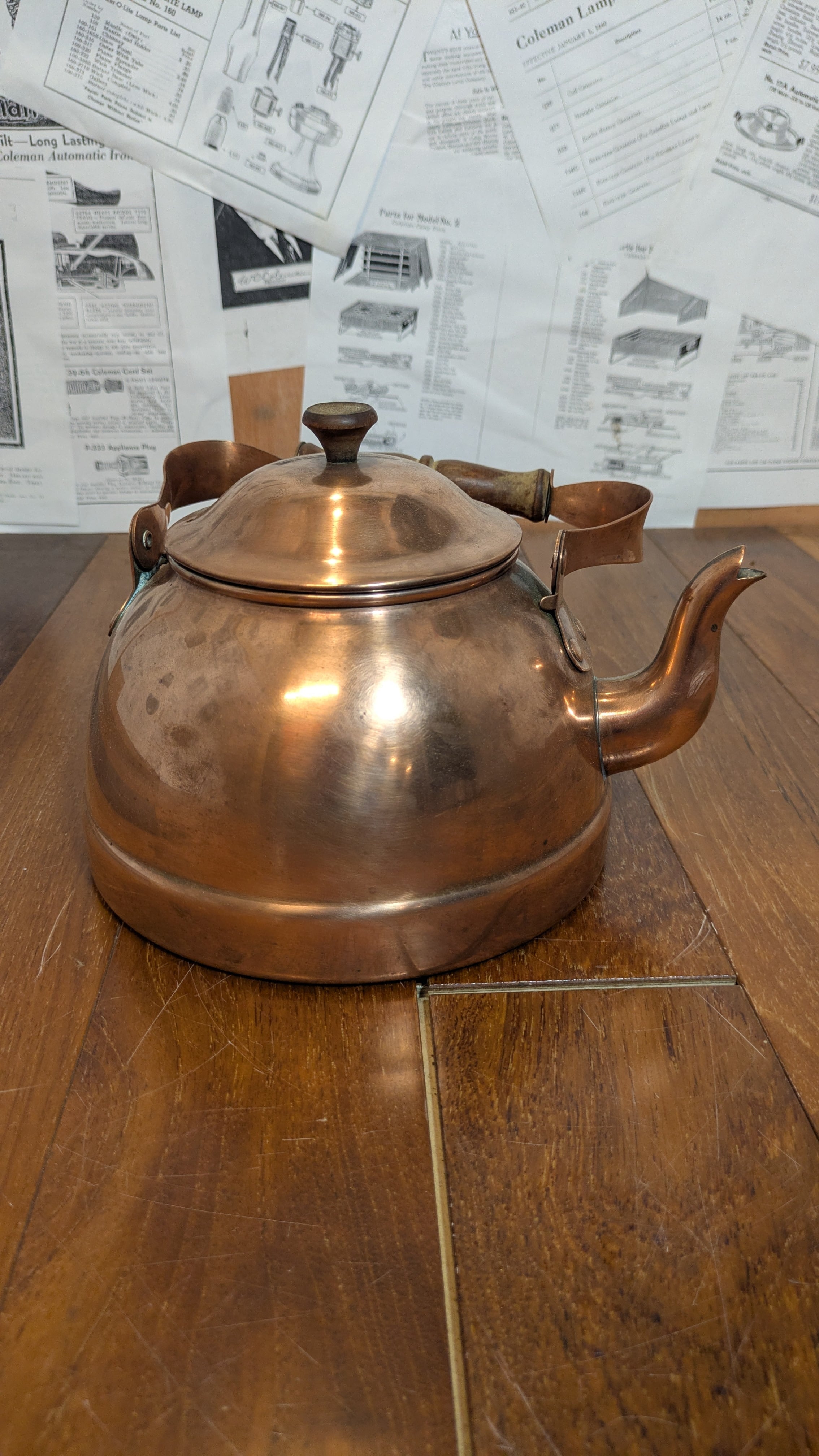 Vintage Copper Kettle Portgal mini ビンテージ コッパーケトル 銅製