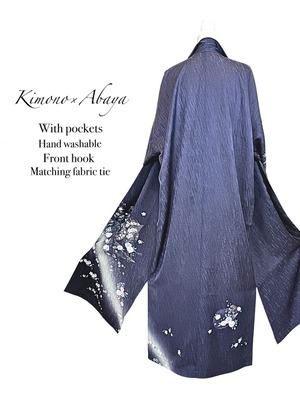 (Size:L/Kimono×Abaya) Double cherry blossoms patterns