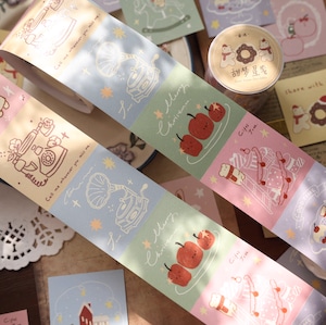 新作☆ EM138|yier 壹洱文創2号店【甜梦星笺】書けるロールシール 新作☆ EM138|yier 壹洱文創2号店【甜梦星笺】書けるロールシール