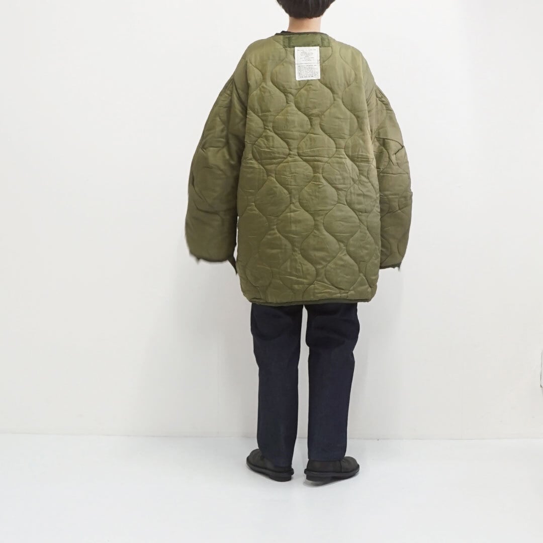 DEAD STOCK / REMAKE】MILITARY US ARMY M-65 COAT QUILTING LINNER ...