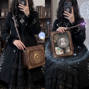 推し活向け✬白魔術の魔導書〜グリモワールモチーフバッグ　Lサイズ　〜M25184