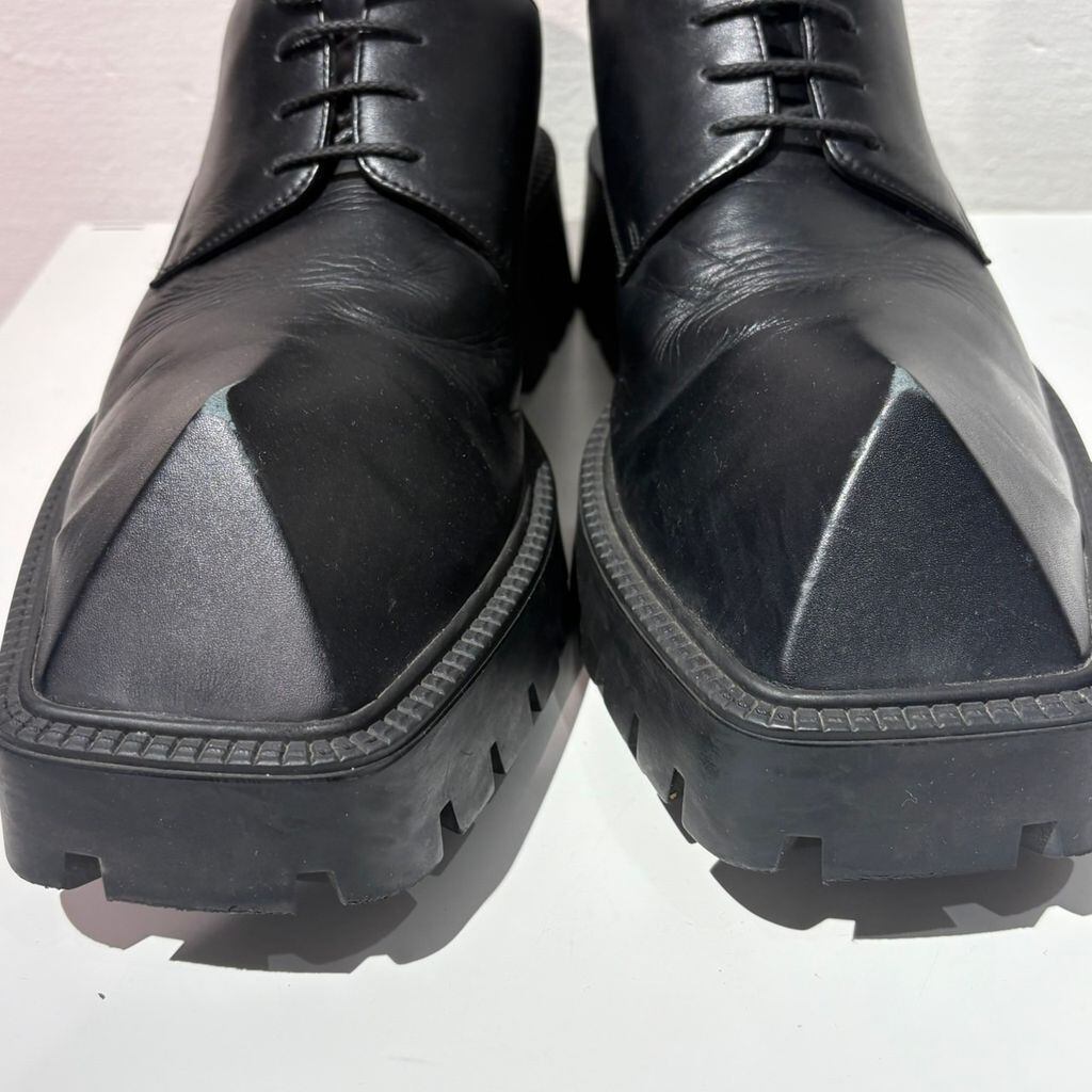 BALENCIAGA バレンシアガ RHINO Derby Shoes レザーシューズ ブラック