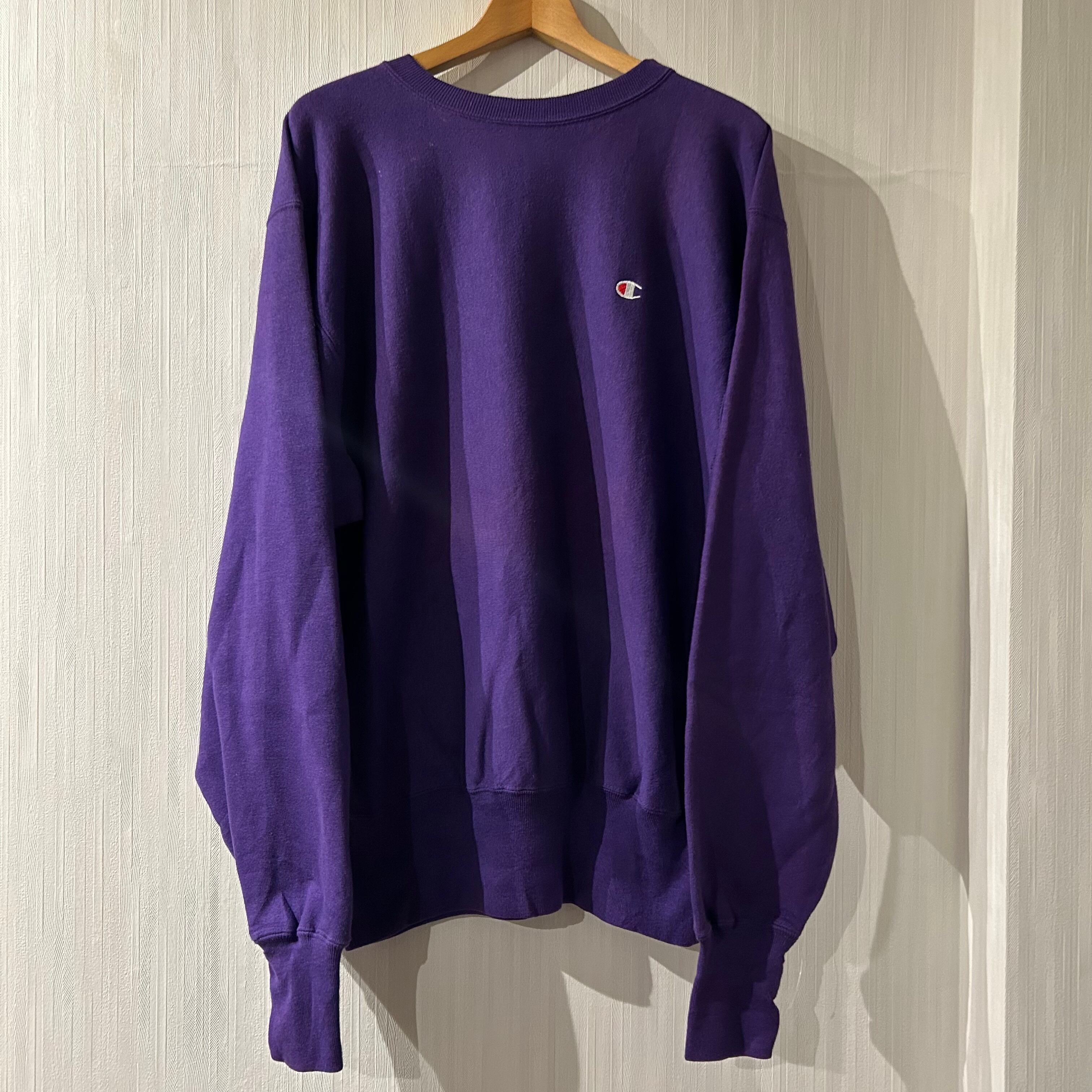 Dead Stock‼︎ 1990s champion reverse weave sweat “purple”