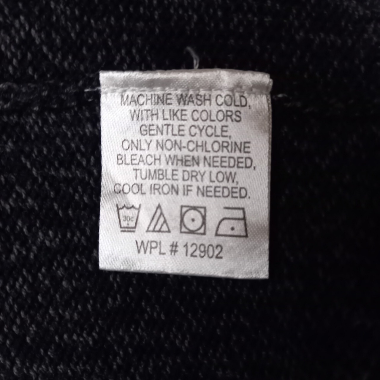 TRICOTS ST RAPHAEL　ショールカラー　コットンカーディガン　ニット　セーター　無地　中厚手　グレー　L