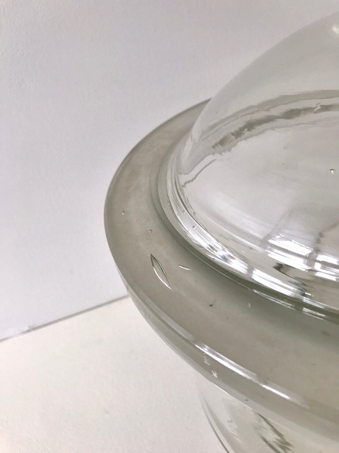 蓋付ガラス壜 デシケーター 古道具 | ju-gu