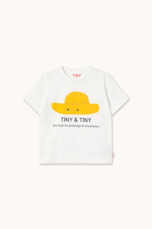 TINY COTTONS / TINY HAT GRAPHIC TEE (off-white) 26SS