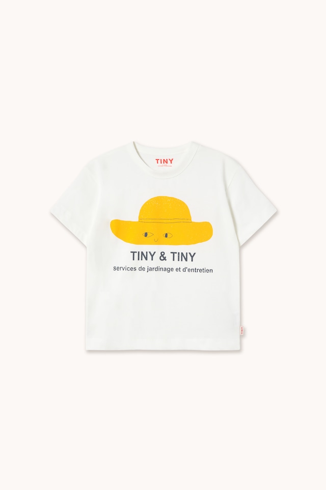 TINY COTTONS / TINY HAT GRAPHIC TEE (off-white) 26SS