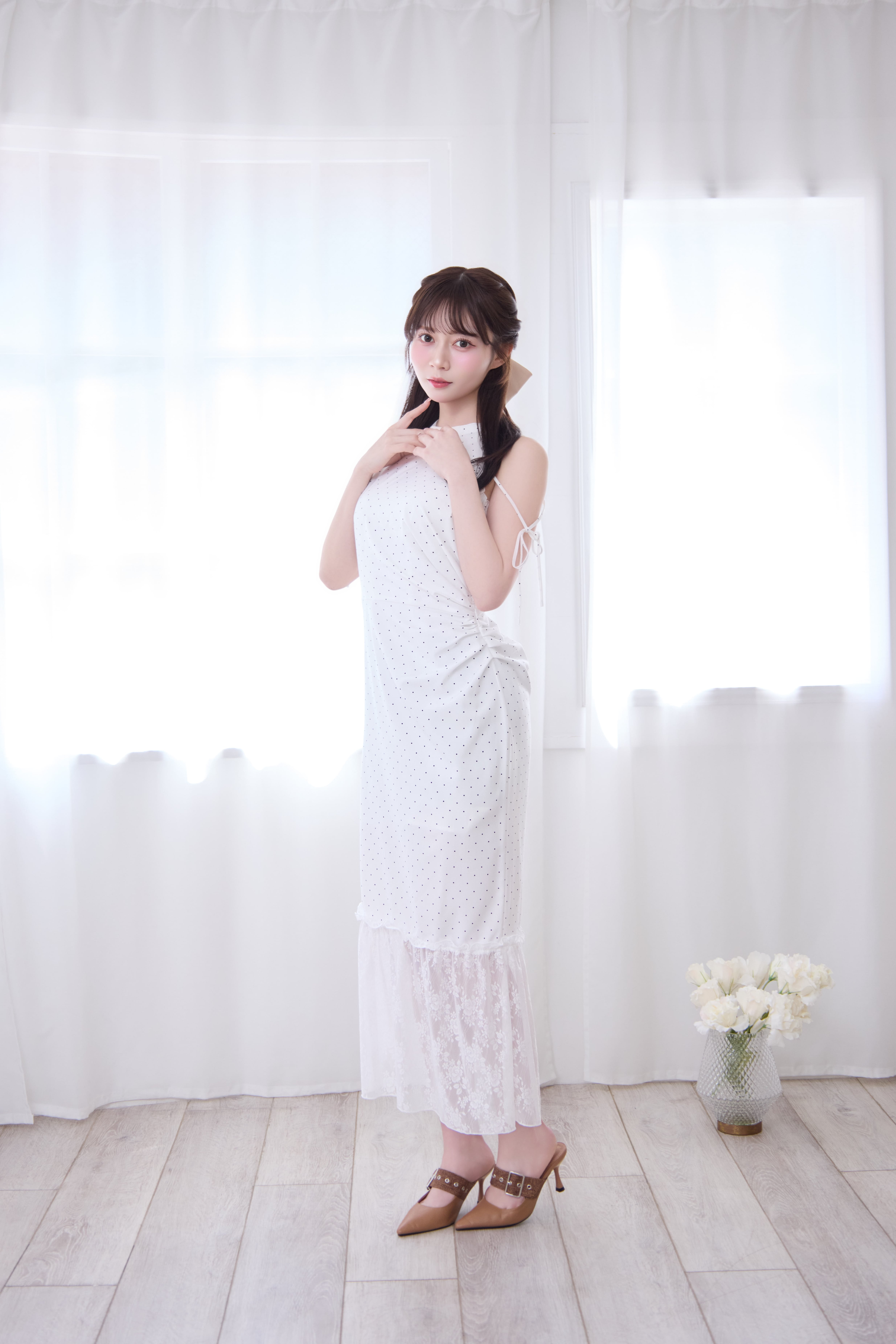 lace docking long onepiece | Désir et Raison