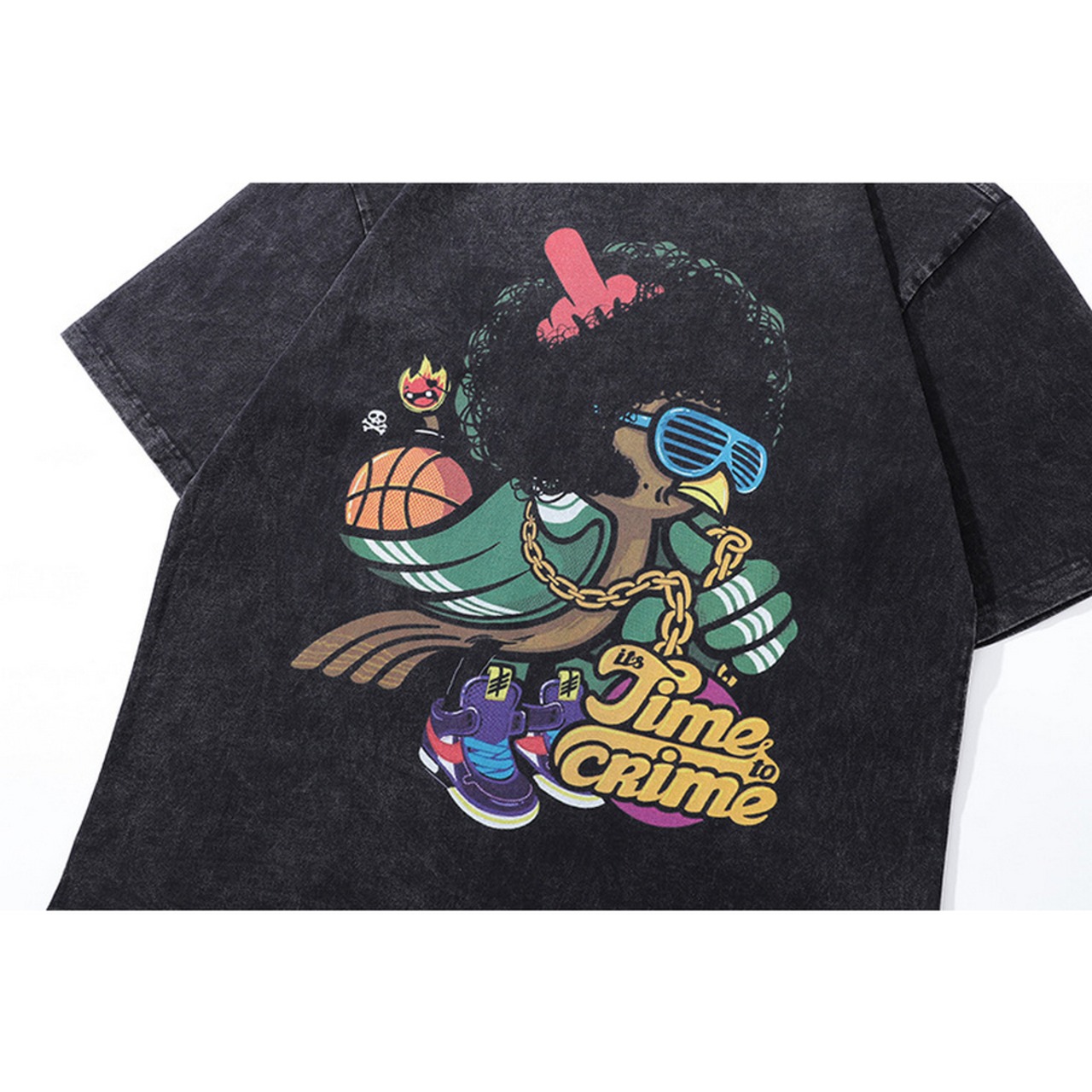 VINTAGE ストリート バスケバードマン Tシャツ T1716