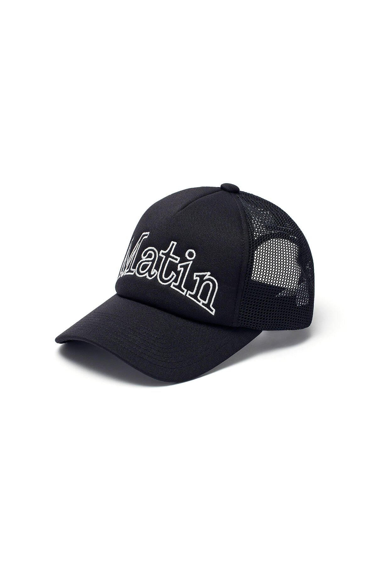 Matin Kim] MATIN MESH TRUCKER BALL CAP IN BLACK 正規品 韓国