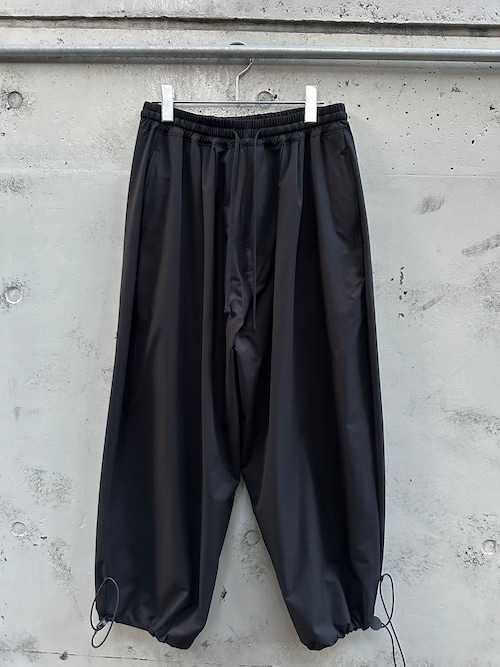 『my beautiful landlet』 PRIMEFLEX WIDE EASY PANTS / BLACK