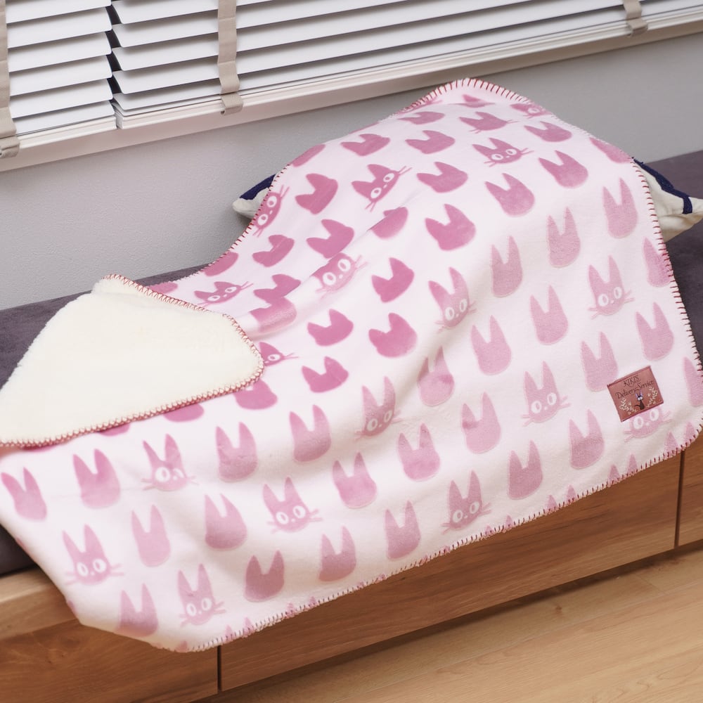 魔女の宅急便 ひざ掛け / ブランケット（でこぼこジジ/0175） | す