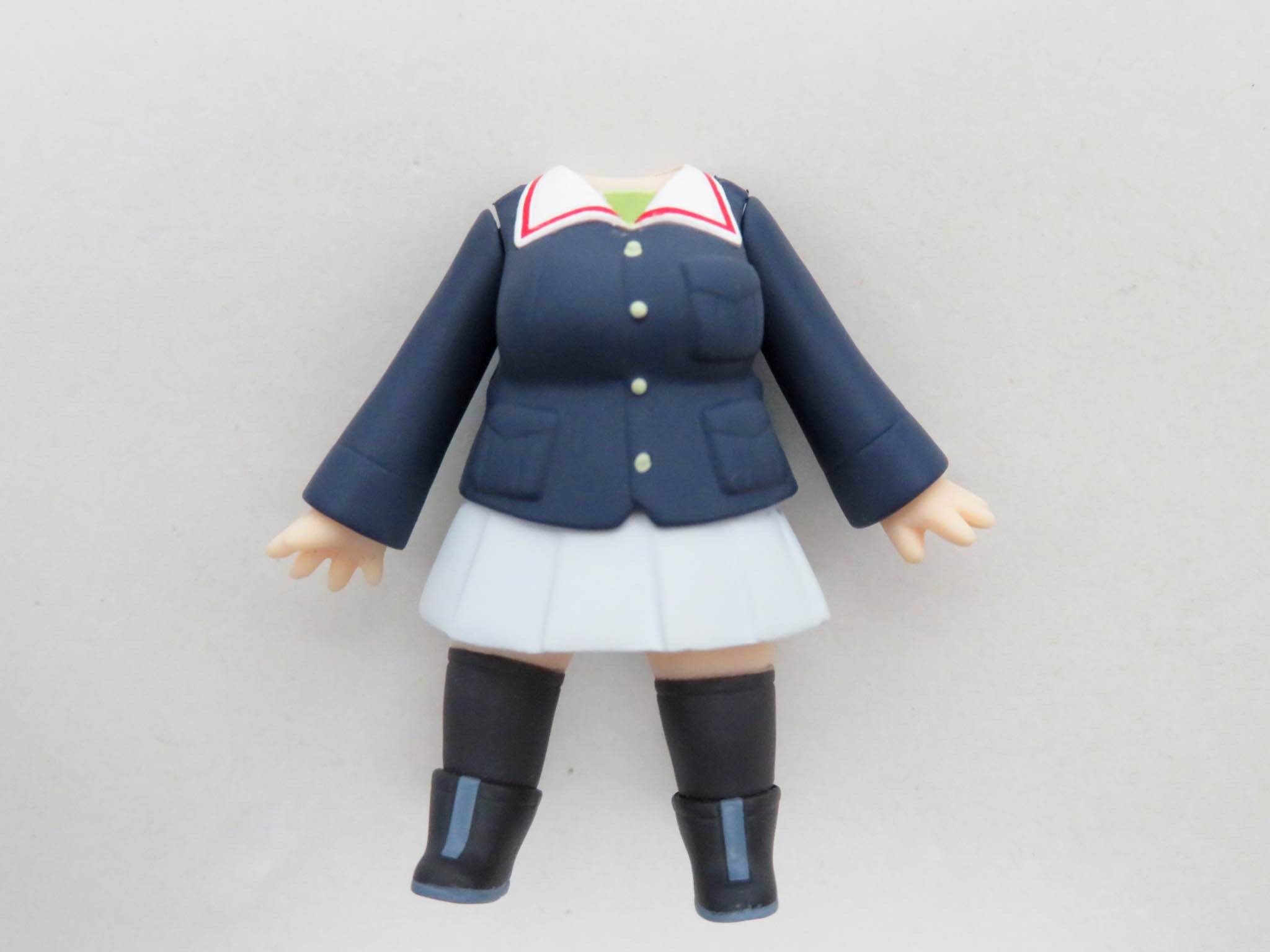 再入荷(A−ランク)【434】 武部沙織 体パーツ 制服 ねんどろいど