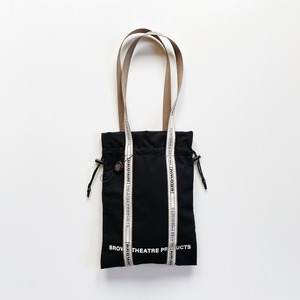 【THEATRE PRODUCTS】JACQUARD TAPE SHOUES BAG (BLACK)