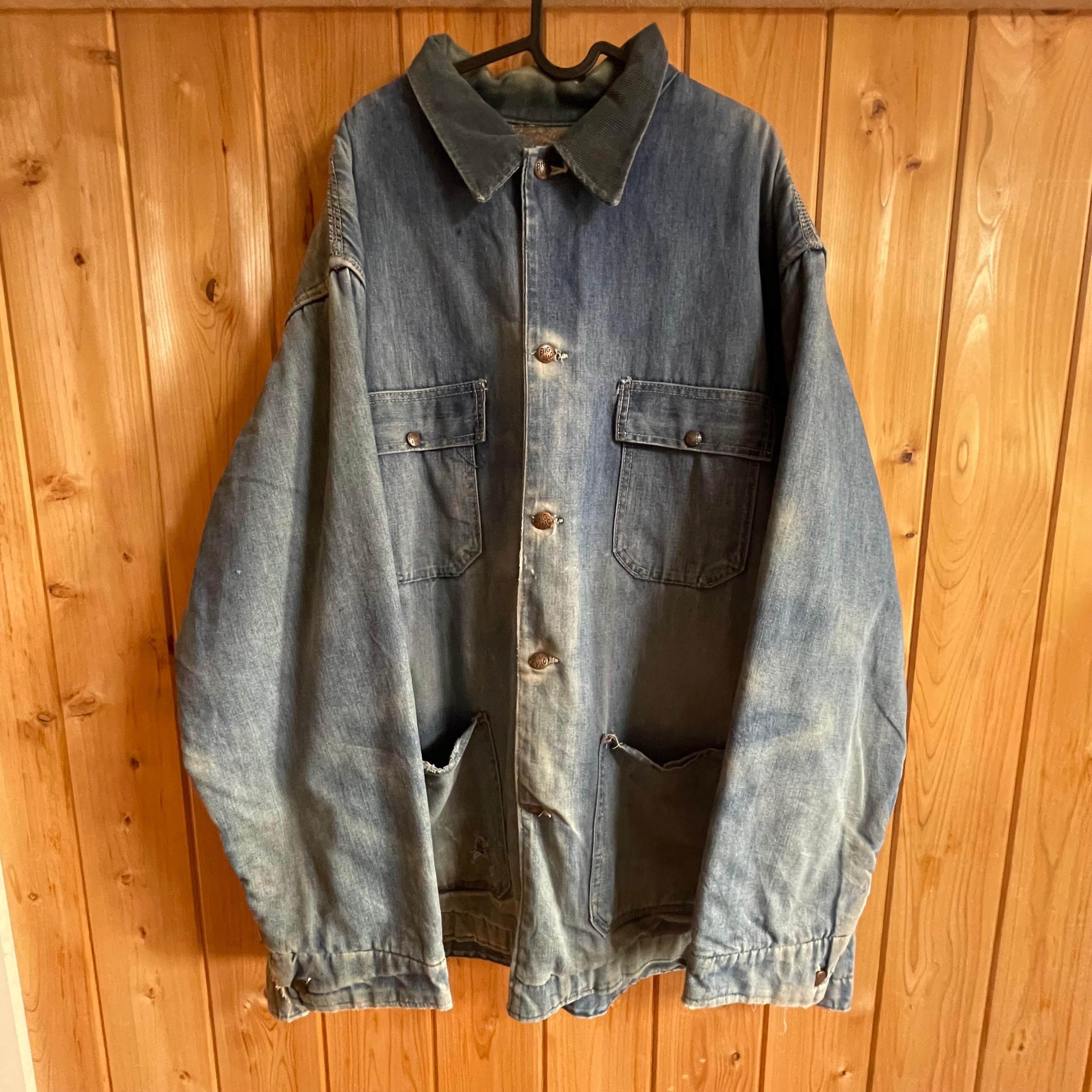 70s BIGMAC Denim Coverall vintage ビックマック デニム カバーオール ボロ ヴィンテージ