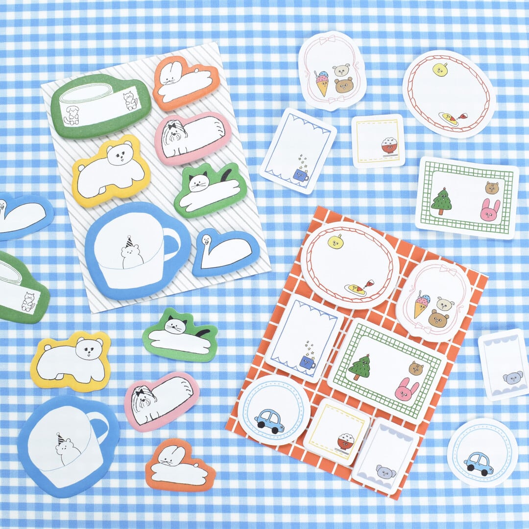 ニコレシピ ミニフセン colorful animals | てんくーどう