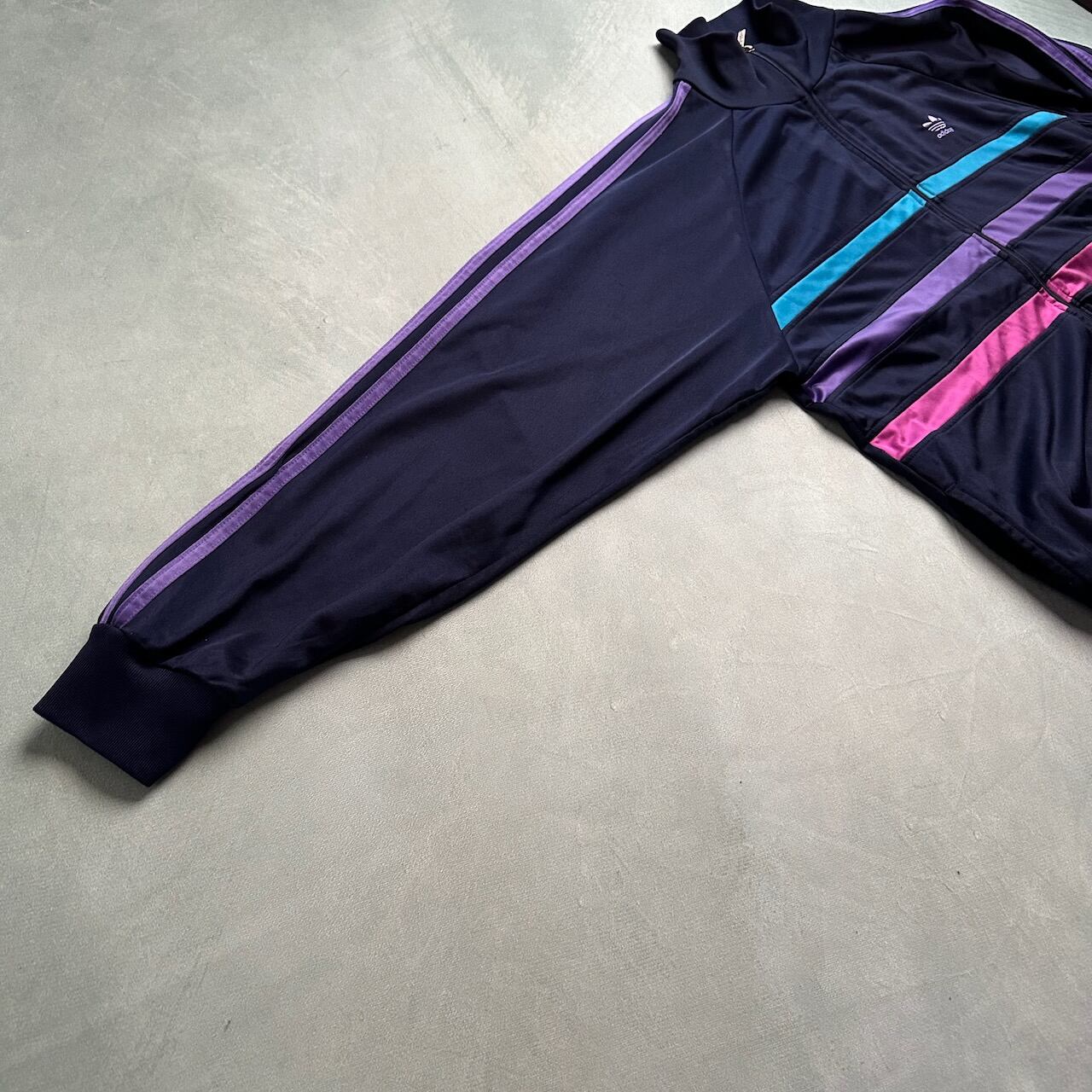 80s adidas アディダス トレフォイルロゴ スリーストライプス トラック